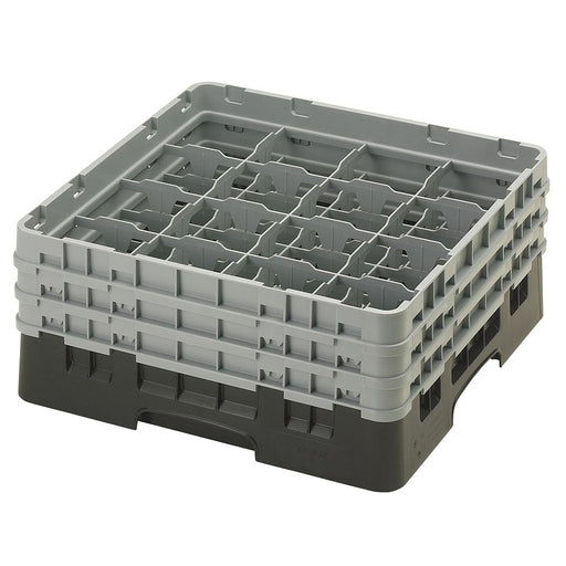 Cambro 6 7/8" Full Size 16 Compartment Glass Rack - 16S638110 - 3 Packs - Nella Online