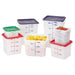 Cambro 18SFSP148 18 Qt. White Square Poly Food Storage Container - Nella Online