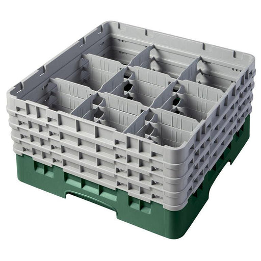 Cambro 9S800119 9 Compartment Full Size Rack with 4 Tiers - 2 Packs - Nella Online
