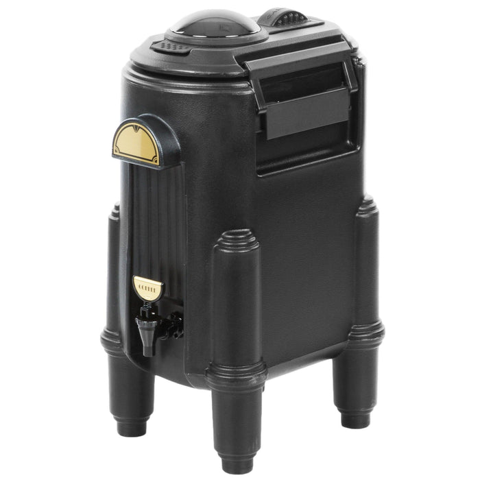 Cambro CSR5110 Camserver 5 Gallon Black Insulated Beverage Dispenser - Nella Online