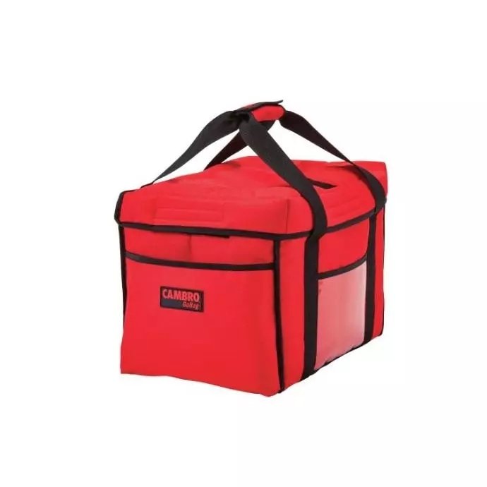 Cambro GBD151212521 15" x 12" x 12" Insulated Red Loading GoBag - Nella Online