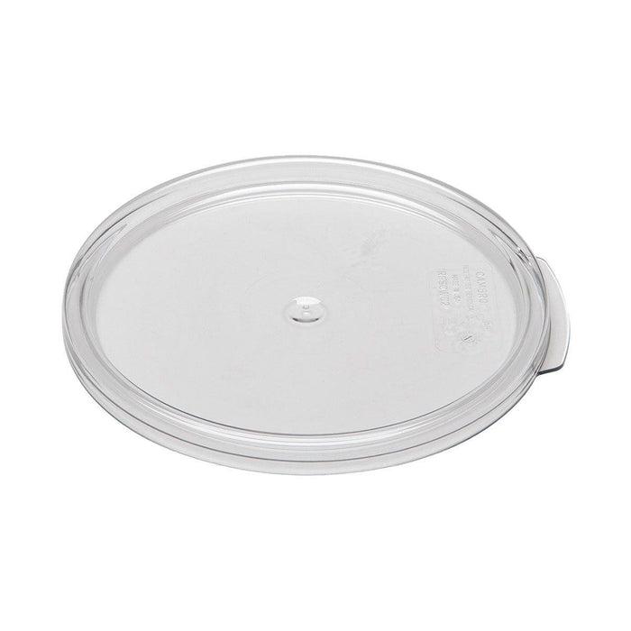 Cambro RFSCWC2135 Camwear Clear Round Covers for 2 and 4 Qt. Containers - Nella Online
