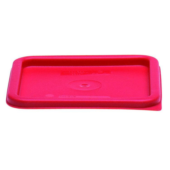 Cambro SFC6451 Red Square Lid for 6 and 8 Qt. Containers - Nella Online
