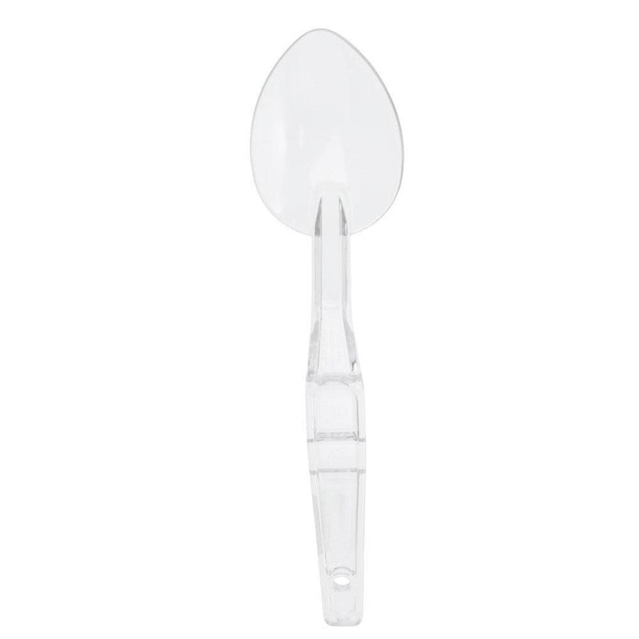 Cambro SPO11CW135 11" Polycarbonate Solid Deli Spoon - Clear - Nella Online