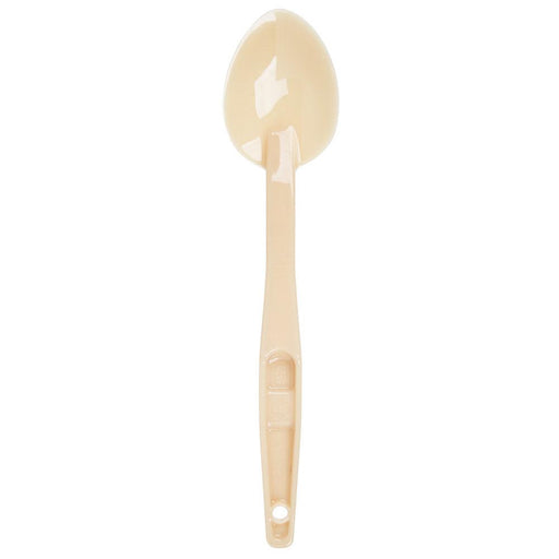 Cambro SPO13CW133 13" Polycarbonate Solid Deli Spoon - Beige - Nella Online