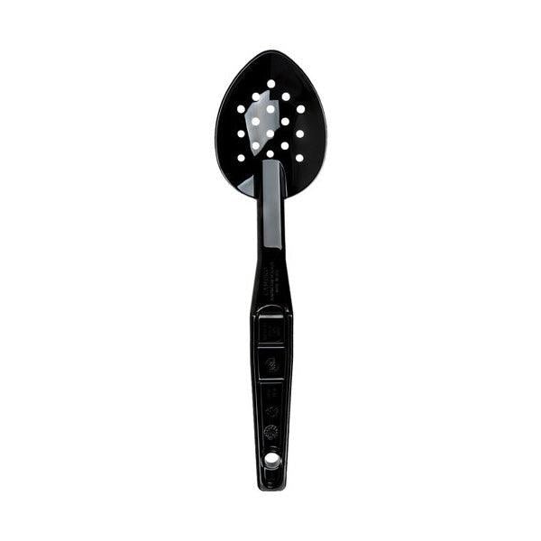 Cambro SPOP11CW110 11" Polycarbonate Perforated Deli Spoon - Black - Nella Online
