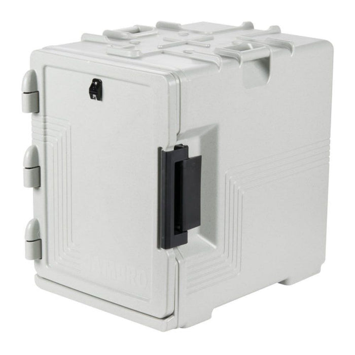 Cambro UPCS400480 Speckled Gray Front Loading Insulated Food Ultra Pan Carrier - 6 Pans - 18" x 26" x 25"