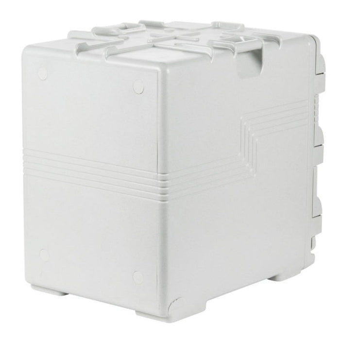 Cambro UPCS400480 Speckled Gray Front Loading Insulated Food Ultra Pan Carrier - 6 Pans - 18" x 26" x 25"