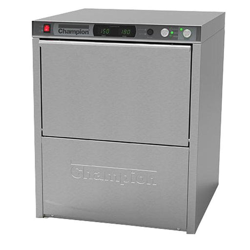Champion UH330 ADA High Temperature Undercounter Dishwasher with Built-In Booster Heater with Casino Package for chip and dice sanitizing - 30-18-13 Racks/Hour - Nella Online