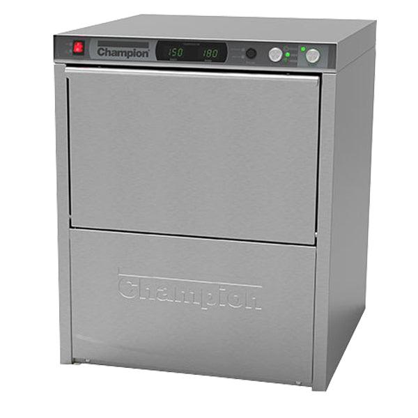 Champion UH330 ADA High Temperature Undercounter Dishwasher with Built-In Booster Heater with Casino Package for chip and dice sanitizing - 30-18-13 Racks/Hour - Nella Online