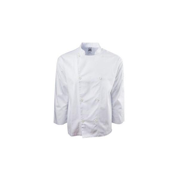 Chef Revival J200 Unisex Chef Coat with Mesh Back - White - Nella Online
