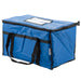 Choice 124FCARRBL 23" x 13" x 15" Insulated Nylon Top Loading Food Delivery Bag - Blue - Nella Online