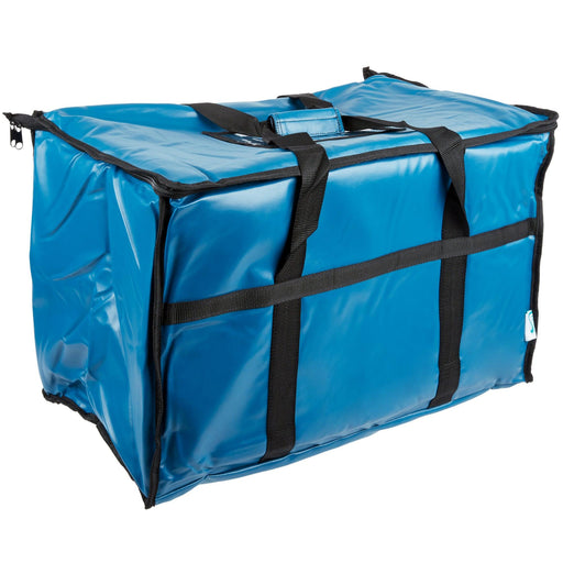 Choice 124FCARRVNL 23" x 13" x 15" Insulated Vinyl Food Delivery Bag - Blue - Nella Online