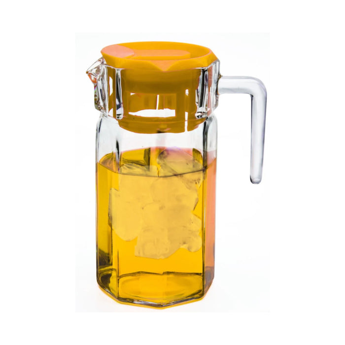 Circleware 50 Oz. Lodge Pitcher With Colored Lid