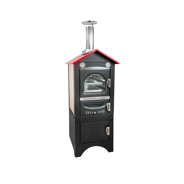 Clementi SMILE Outdoor Wood Burning Oven - Red - Nella Online