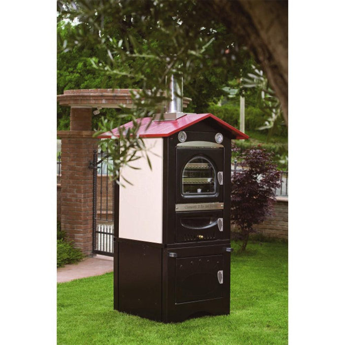Clementi SMILE Outdoor Wood Burning Oven - Red - Nella Online