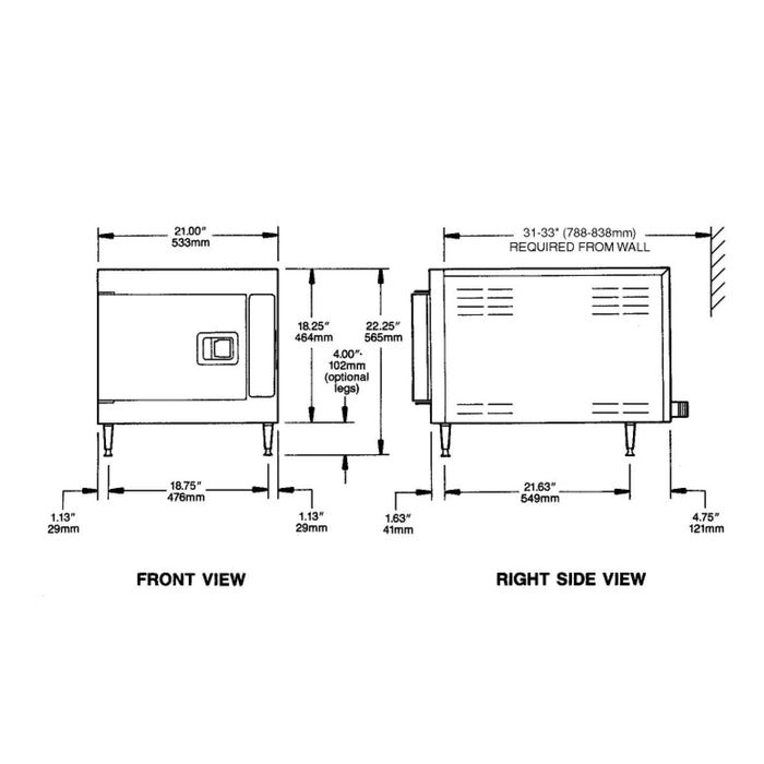 Cleveland 21CET8 Steamcraft Ultra 3-Pan Electric Countertop Steamer - 208V, 3 Phase