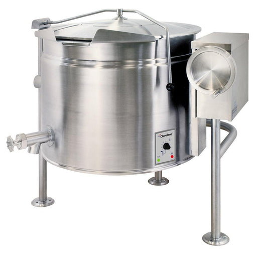 Cleveland KEL-25-T 25 Gallon Tilting 2/3 Steam Jacketed Electric Kettle - 208/240V - Nella Online