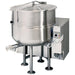 Cleveland KGL-100 100 Gallon Stationary 2/3 Steam Jacketed Natural Gas Kettle - 120V - Nella Online