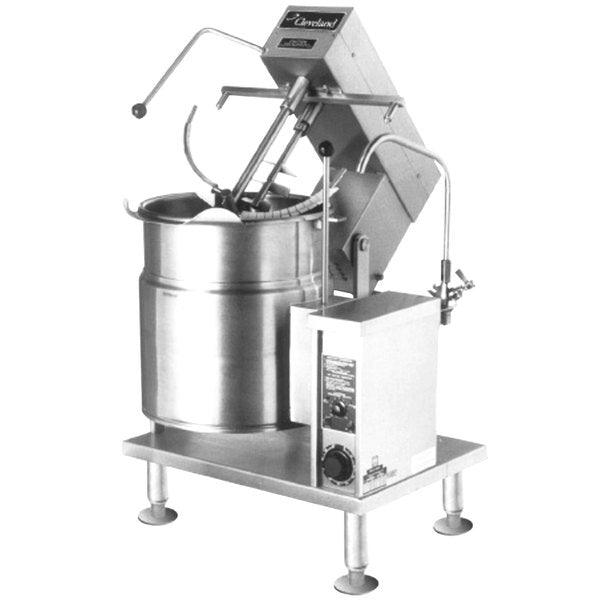 Cleveland MKET-20-T 20 Gallon Tilting 2/3 Steam Jacketed Electric Mixer Kettle 208/240V - Nella Online