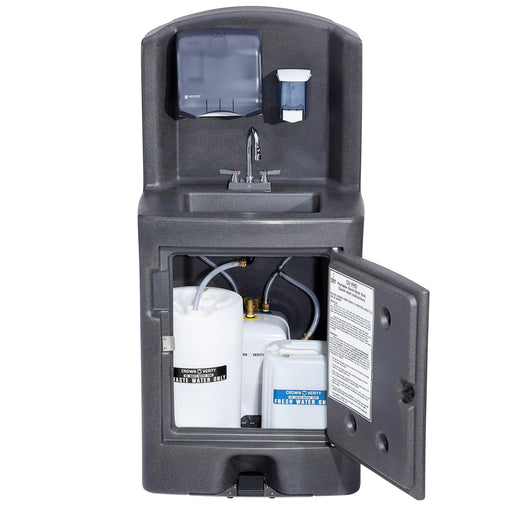 Crown Verity 30" x 27" CV-PHS-5C Cold Portable Space Saver Hand Sink - Nella Online