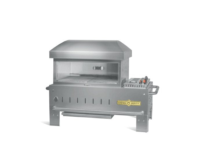 Crown Verity CV-PZ-24-TT-NG 24" Tabletop Pizza Oven - Natural Gas - Nella Online