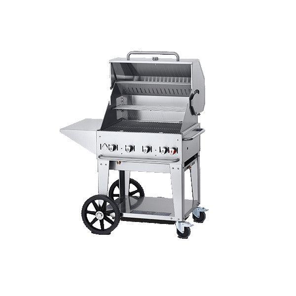 Crown Verity CV-MCB-30PKG-NG 30" Mobile BBQ Grill Package - Natural Gas