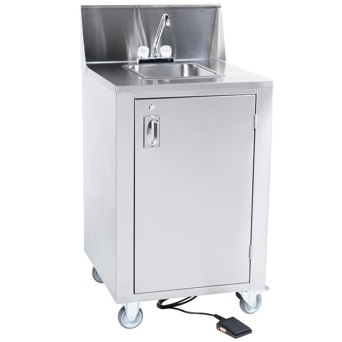 Crown Verity 24" x 25" CV-PHS-4C Cold Portable Space Saver Hand Sink - Nella Online