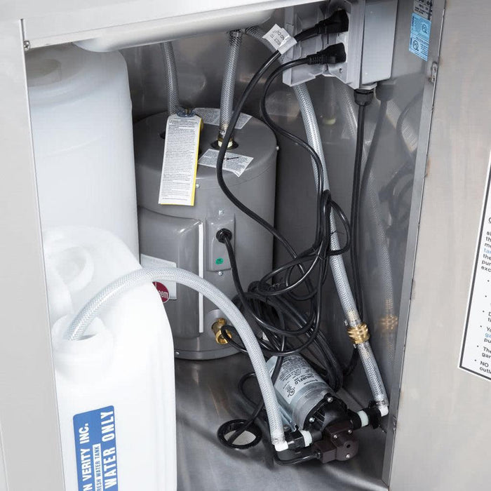 Crown Verity 24" x 25" CV-PHS-4C Cold Portable Space Saver Hand Sink - Nella Online