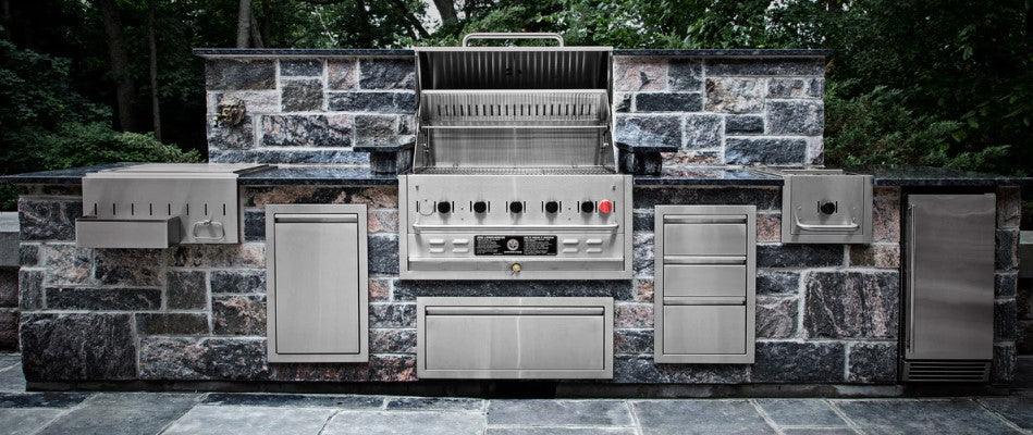 Crown Verity 36" Infinite Series Built In Grill Natural Gas - IBI36NG - Nella Online
