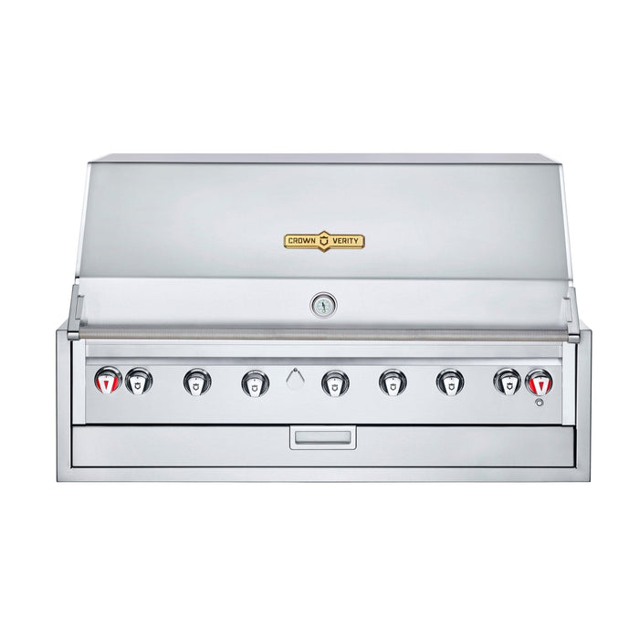 Crown Verity 48" Infinite Series Built In Single Dome Grill Natural Gas - IBI48NG - Nella Online