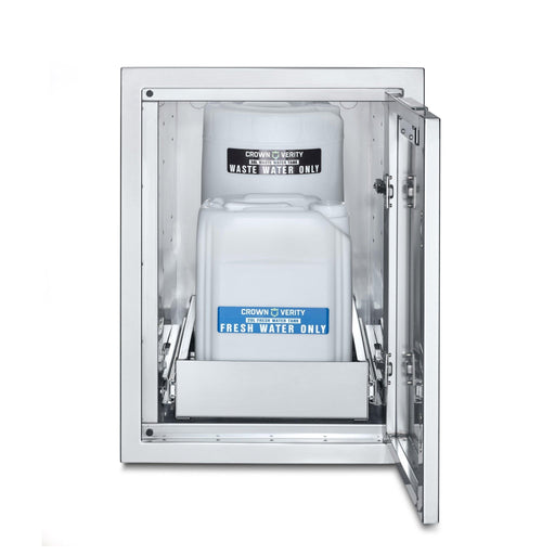 Crown Verity IBILC-SK-WBS Infinite Series Large Built-In Cabinet with Water Bin Storage (Water Pump Included) - Nella Online