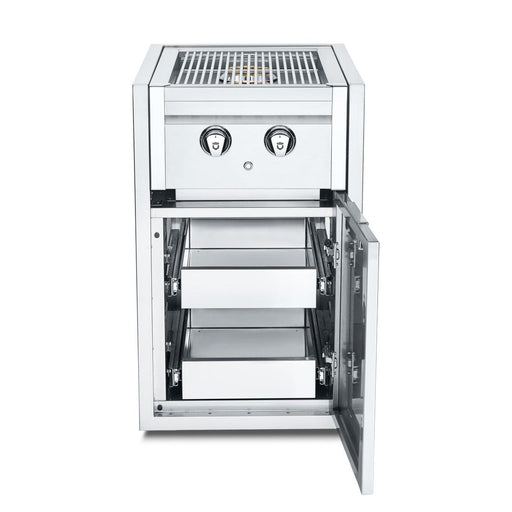 Crown Verity Infinite Series Small Built-In Cabinet with Dual Side Burner & 2 Drawers - IBISC-SBNG-2D - Nella Online