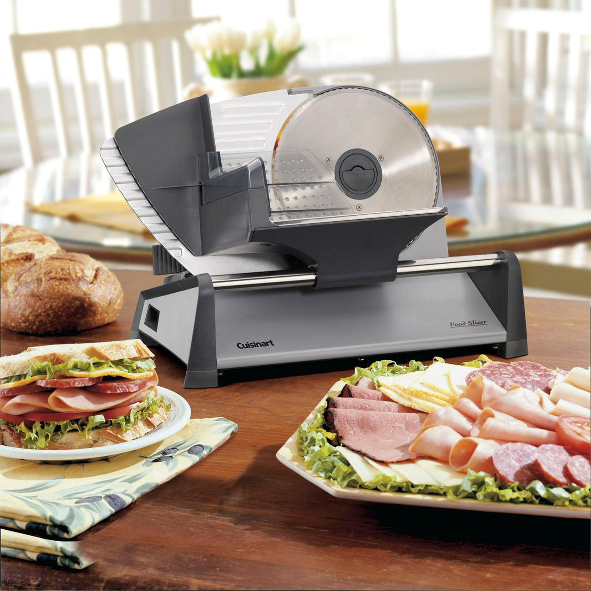 Cuisinart CFS155C 7.5" Manual Professional Meat Slicer — Nella Online