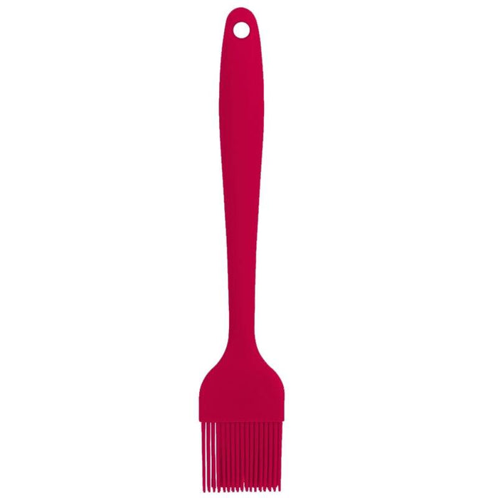 Danesco 1366561RD 10" Red Silicone Basting Brush - Nella Online