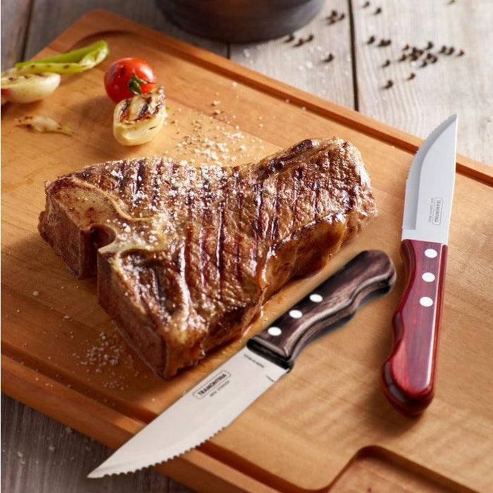 Danesco 5" Jumbo Steak Knife - Brown - Nella Online