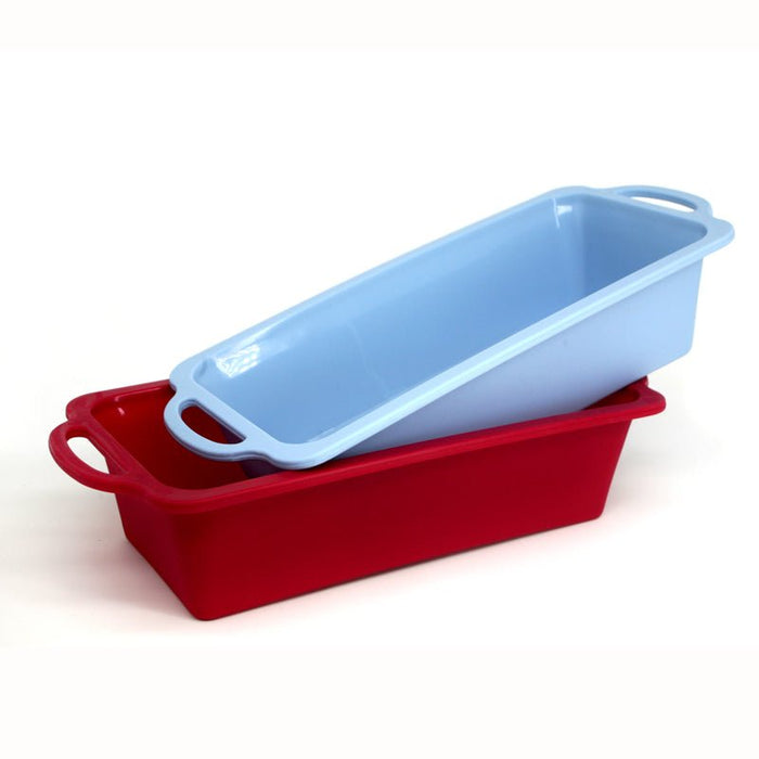 Danesco 6694621RD 10" Red Silicone Loaf Pan - Nella Online