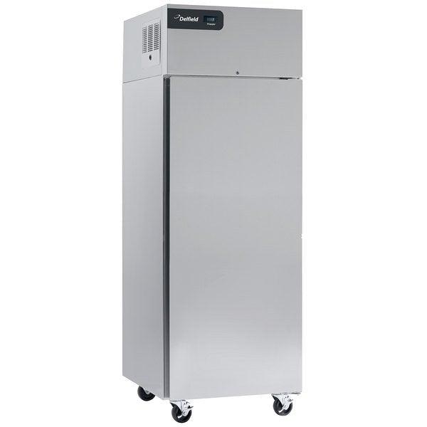 Delfield Reachins 27" Top-Mount Solid Door Reach-In Refrigerator with Aluminum Interior - GCR1P-S - Nella Online