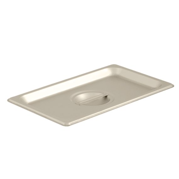 Browne 45558 Stainless Steel Cover for 1/4 Size Steam Table Pan - Nella Online