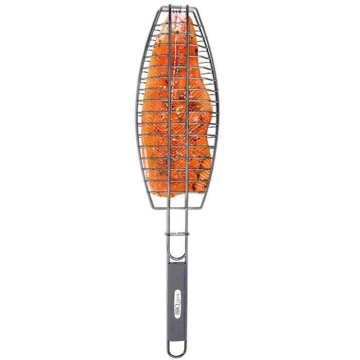 Danesco 1501234GY 25" BBQ DEVIL Fish Grill Basket - Nella Online