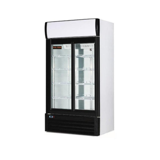 Distex NGR-080-S New Air 28 Cu. Ft. 2 Door Merchandiser - Nella Online