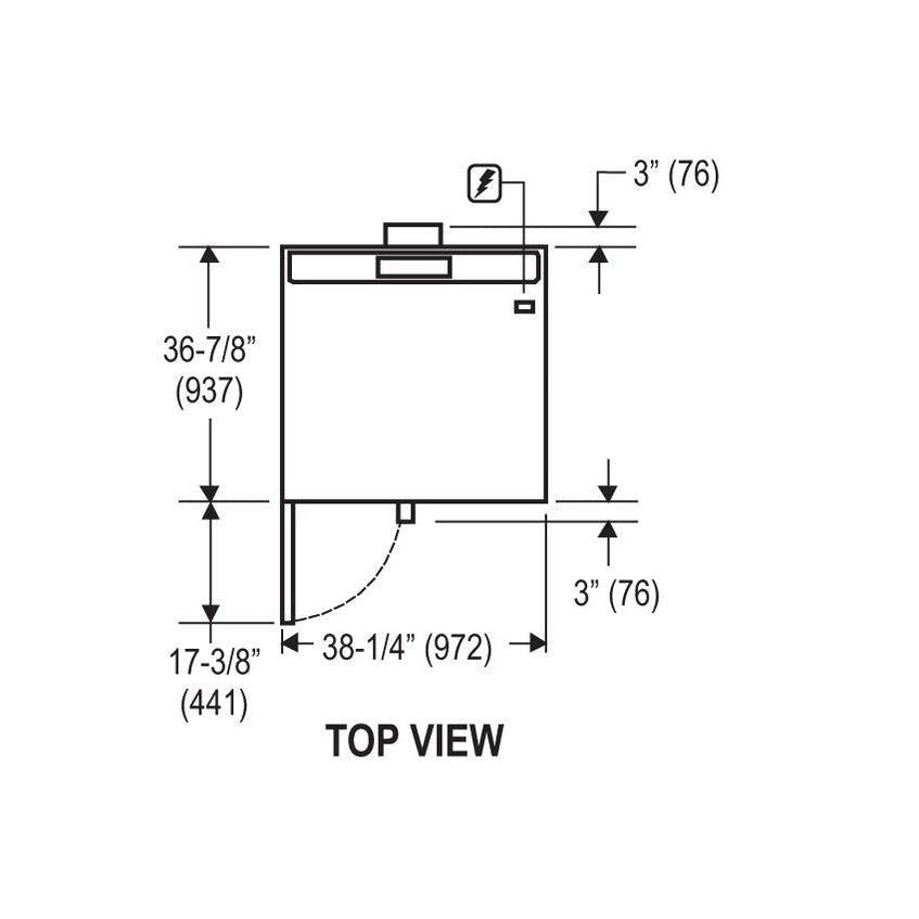 Blodgett SHO100E Single Deck Full Size Electric Convection Oven 20