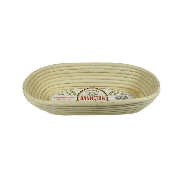 Eddingtons 15.5" x 5.5" Oval Banneton Basket - 70104 - Nella Online