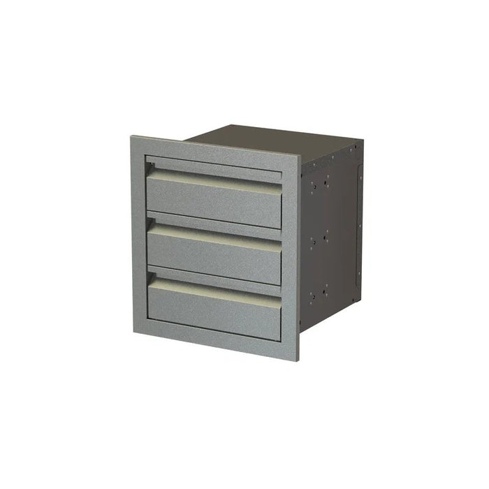 Ember Elegance 3-Drawer Outdoor Kitchen Insert - OKI‐DRI‐00‐01 - Nella Online