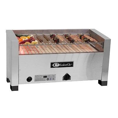 EmberGlo 25WC-Kabob 36" Natural Gas Countertop Open Hearth, Open Front Charbroiler - Nella Online
