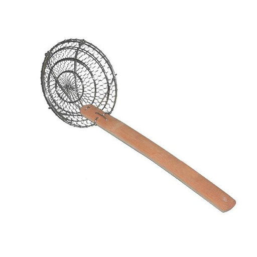 EMF 5730-4 4" Stainless Steel Skimmer with Bamboo Handle - Nella Online