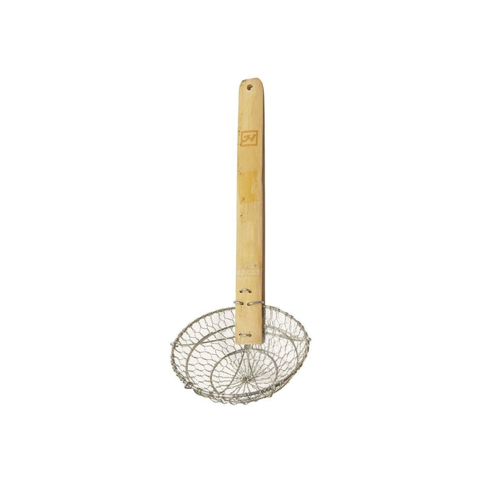 EMF 5730-8 8" Stainless Steel Skimmer with Bamboo Handle - Nella Online