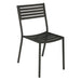 emu Segno 263 Antique Iron Outdoor Side/Armless Chair - Nella Online