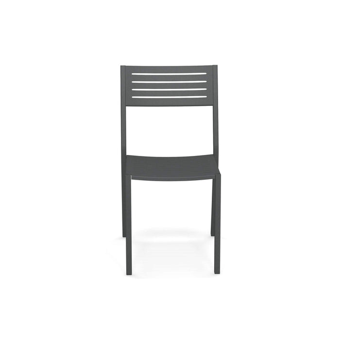 emu Segno 263 Antique Iron Outdoor Side/Armless Chair - Nella Online