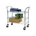 Focus Foodservice Chromate Wire Shelf Utility Cart - FFC24363CH - Nella Online